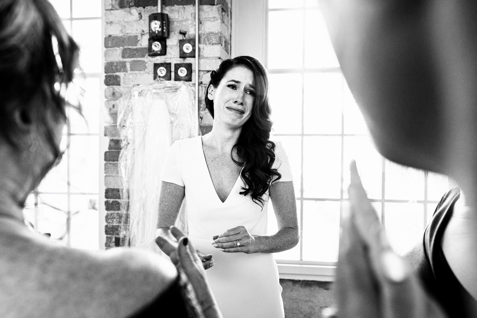 Emotional wedding photos from the Cotton Room in Durham, NC | photos by Kivus & Camera