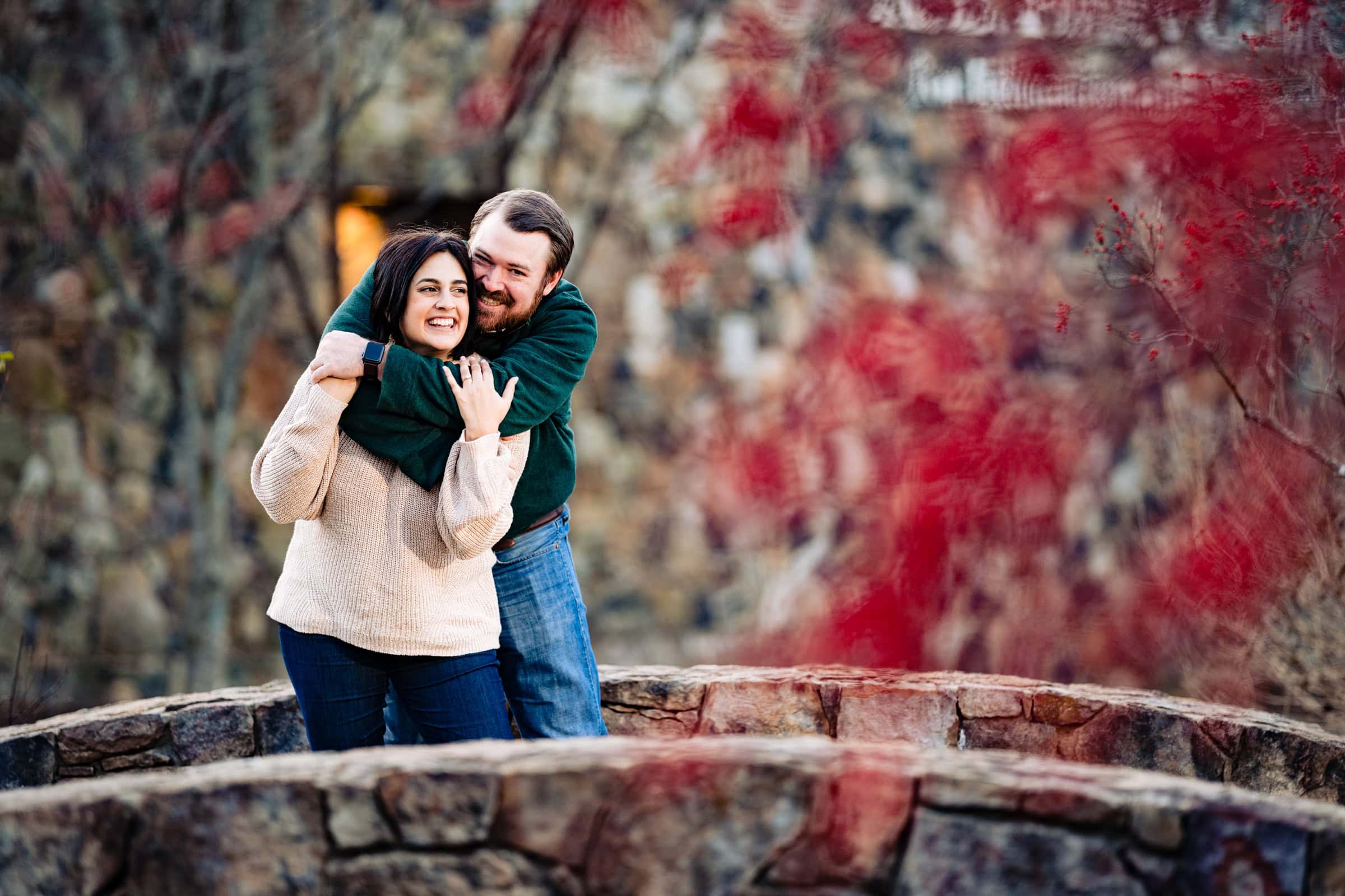 Raleigh engagement photo session at Yates Mill Park | photo by Kivus & Camera