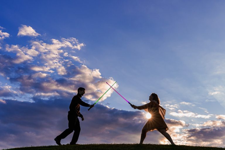 Star Wars Engagement photos – Rachel & Johnathan