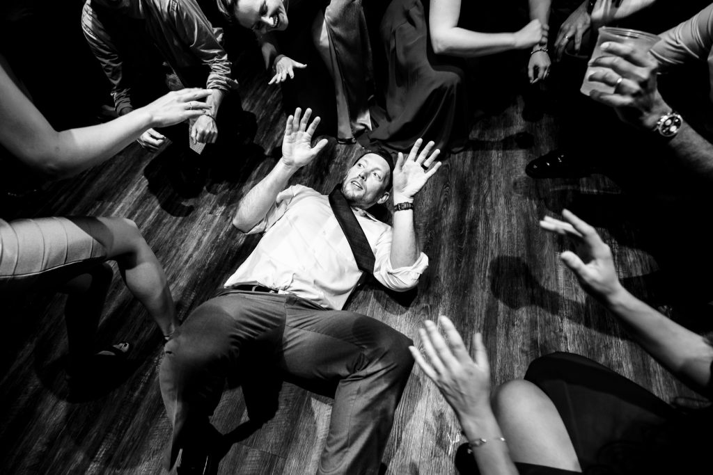 mountain lodge wedding reception