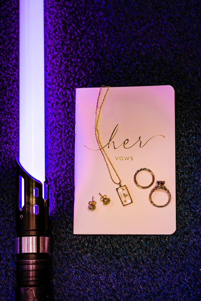 Star Wars wedding details