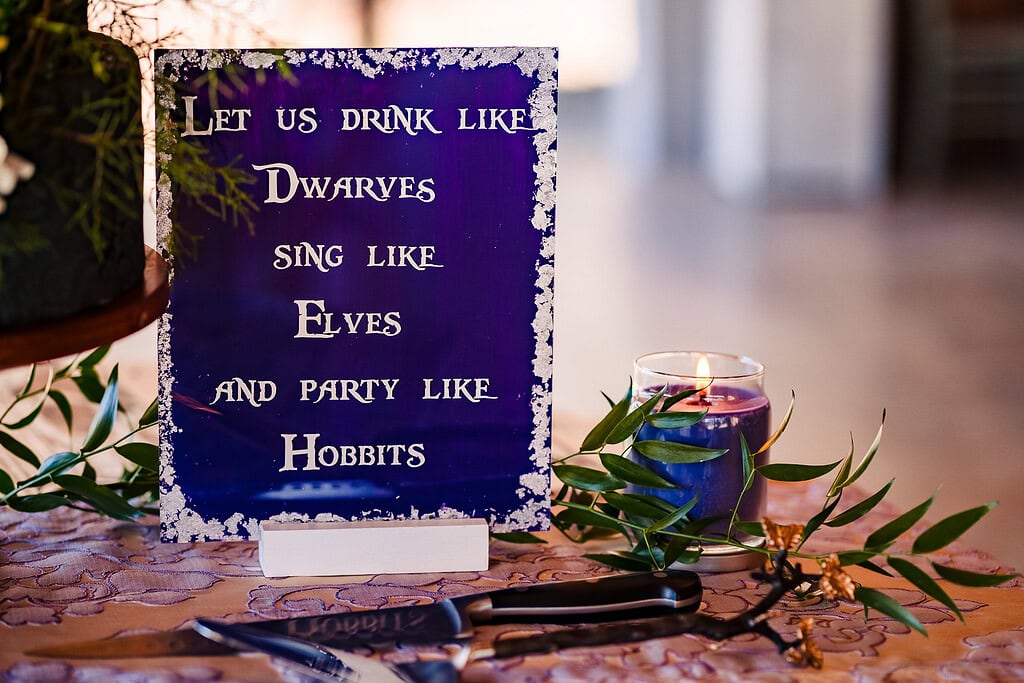 tolkien wedding inspiration